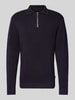 Jack & Jones Premium Strickpullover mit gerippten Abschlüssen Modell 'MILANO' Black