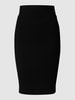 Guess Knielanger Rock mit Logo-Applikation Schwarz
