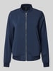 Vero Moda Regular Fit Bomberjacke mit Fly-Away Kragen Modell 'COCO' Marine