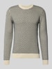 Blend Gebreide pullover met ronde hals, model 'DONG' Offwhite