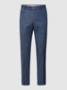 Strellson Stoffen broek met persplooien, model 'Luc' Koningsblauw