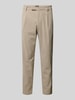 Cinque Stoffen broek in riblook, model 'SALTO' Beige