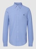 Polo Ralph Lauren Vrijetijdsoverhemd met labelstitching Blauw