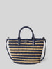 Lauren Ralph Lauren Tote Bag in Flecht-Optik Modell 'BRIE' Marine