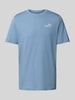 PUMA PERFORMANCE T-shirt met labelstitching en ronde hals Lichtblauw