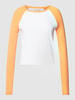 REVIEW Shirt met lange raglanmouwen Apricot