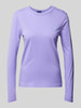 Polo Ralph Lauren Longsleeve mit Label-Stitching Lila