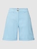 Tommy Hilfiger Chino-Shorts mit Label-Stitching Bleu