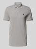 Polo Ralph Lauren Tailored fit poloshirt met logostitching Middengrijs