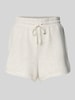 VARLEY Korte broek met elastische band, model 'ollie' Offwhite gemêleerd