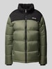 Schott NYC Steppjacke mit Label-Stitching Modell 'Utah' Oliv