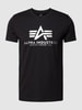 Alpha Industries T-shirt z nadrukiem z logo Czarny