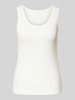 Tom Tailor Regular fit tanktop van katoenmix Offwhite