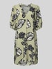 JAKE*S STUDIO WOMAN Knielanges Kleid mit V-Ausschnitt Lind