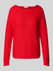 s.Oliver RED LABEL Regular Fit Strickpullover aus Baumwoll-Mix mit Raglanärmeln Rot