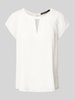 comma Bluse mit Kappärmeln Offwhite