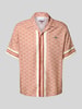 Lacoste Freizeithemd mit Label-Detail Rostrot