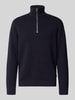 Jack & Jones Premium Schipperstrui met labeldetail, model 'MILANO' Donkerblauw