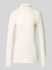 Marc O'Polo Denim Longsleeve mit Rollkragen Offwhite