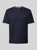 BOSS T-Shirt mit Label-Stitching Marine