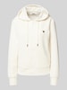 Guess Activewear Sweatjacke mit Label-Detail Modell 'OLYMPE' Offwhite