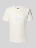Antony Morato Regular fit T-shirt met dierenprint, model 'Jer' Offwhite