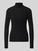 ONLY Regular Fit Langarmshirt mit Viskose-Anteil Modell 'GLAMOUR' Black