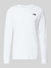 The North Face Shirt met lange mouwen van katoenmix model 'EVOLUTION' Wit