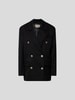 LouLou Studio Blazer mit Reverskragen Schwarz