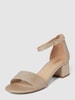 Tamaris Sandalen in glanzende look Goud