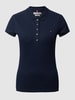 Tommy Hilfiger Slim Fit Poloshirt aus Piqué Marineblau