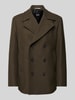 BOSS Trenchcoat met reverskraag, model 'Clay' Middenbruin