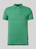 Polo Ralph Lauren Poloshirt mit Label-Stitching Gruen