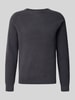 Blend Gebreide pullover met ronde hals, model 'DANTE' Antraciet