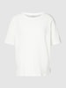 Marc O'Polo Denim T-shirt z detalem z logo Biały