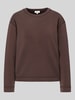 s.Oliver RED LABEL Relaxed Fit Sweatshirt aus Modal-Mix Dunkelbraun