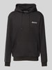 Guess Activewear Hoodie mit Label-Detail Modell 'MICKEY' Black