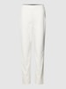 Marc Cain Slim Fit Hose in unifarbenem Design Offwhite