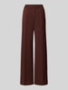 Weekend Max Mara Regular fit broek met scheerwol, model 'PETRA' Bordeaux