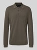Marc O'Polo Regular Fit Strick-Shirt aus reiner Baumwolle Khaki