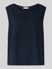FREE/QUENT Loose Fit Tanktop aus Leinen-Viskose-Mix Modell 'Lava' Marine
