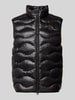 Blauer USA Steppweste mit Zweiwege-Reißverschluss Modell 'DANNY' Black