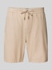 Scotch & Soda Regular Fit Shorts aus Baumwoll-Leinen-Mix Modell 'Seasonal core' Beige