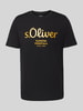 s.Oliver RED LABEL Regular Fit T-Shirt aus reiner Baumwolle Black