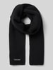 Jack & Jones Schal mit Label-Detail Black