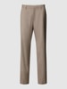 BOSS Pantalon met geweven motief, model 'Lenon' Beige