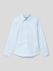 s.Oliver RED LABEL Hemd mit abgerundetem Saum Bleu