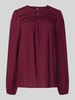 Vero Moda Regular fit blouse met lange mouwen van pure viscose, model 'DEBBIE' Bordeaux