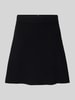 Vero Moda Ausgestellter Mini-Rock aus Viskose-Mix Modell 'SABA' Black