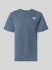 The North Face T-Shirt mit Label-Print Modell 'Evolution' Bleu